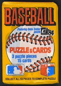 1984 Donruss Baseball Unopened Wax Pack