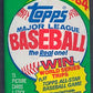 1984 Topps Baseball Unopened Wax Pack