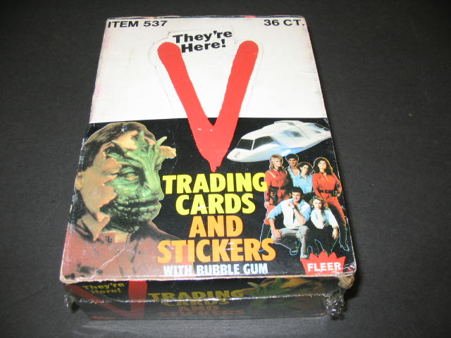 1984 Fleer V Unopened Wax Box