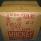 1985/86 Topps Hockey Unopened Wax Case (20 Box)