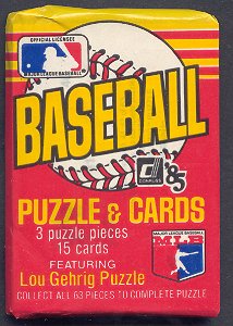 1985 Donruss Baseball Unopened Wax Pack
