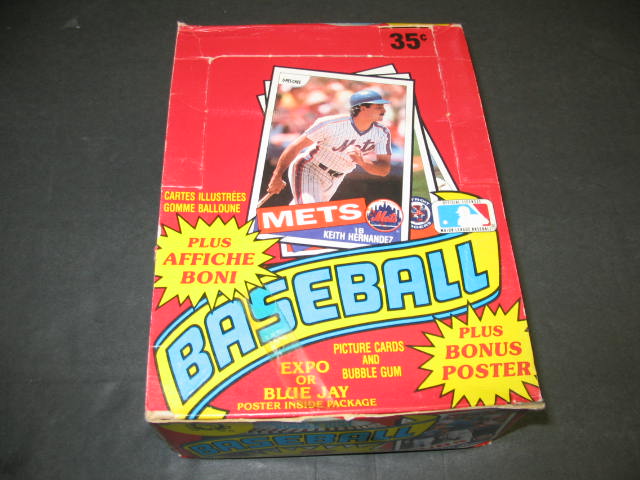 1985 OPC O-Pee-Chee Baseball Unopened Wax Box (BBCE)