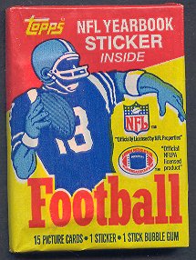 1985 Topps Football Unopened Wax Pack