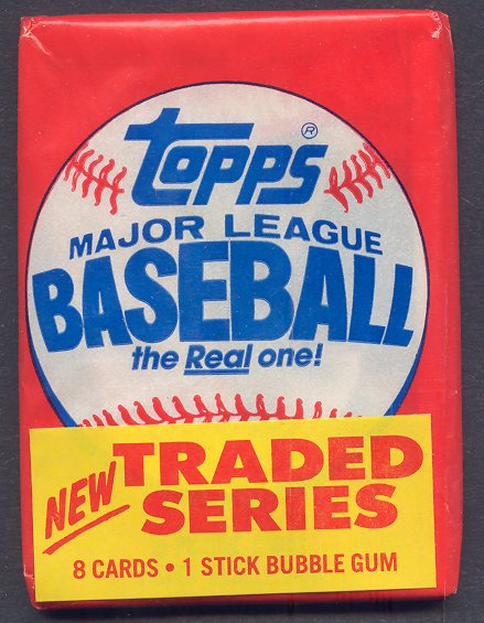 1985 Topps Baseball Traded Unopened Wax Pack