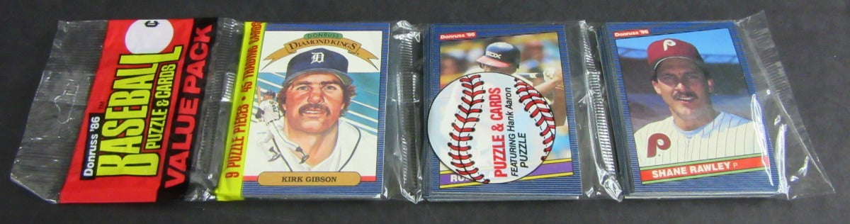 1986 Donruss Baseball Unopened Rack Pack