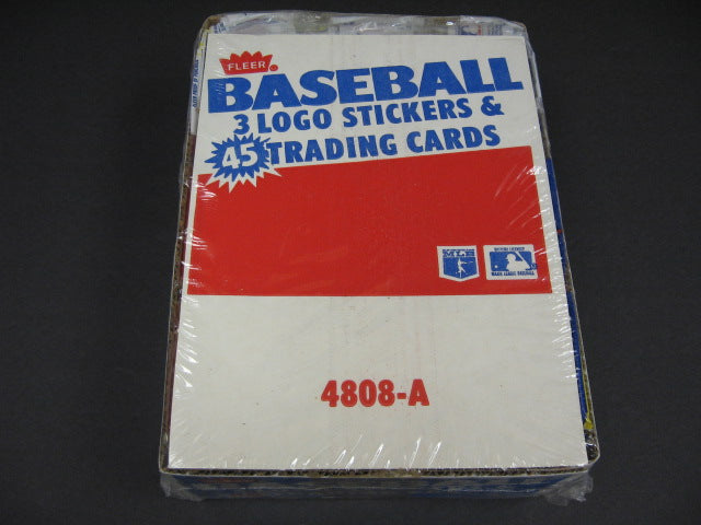 1986 Fleer Baseball Unopened Rack Box