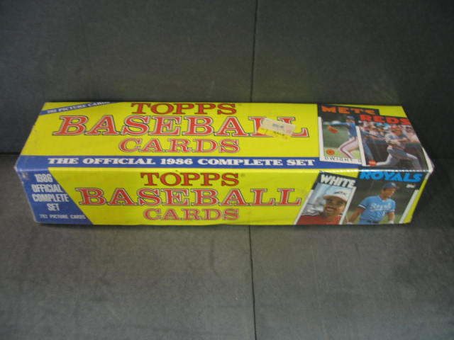 1986 Topps Baseball Factory Set (Holiday)