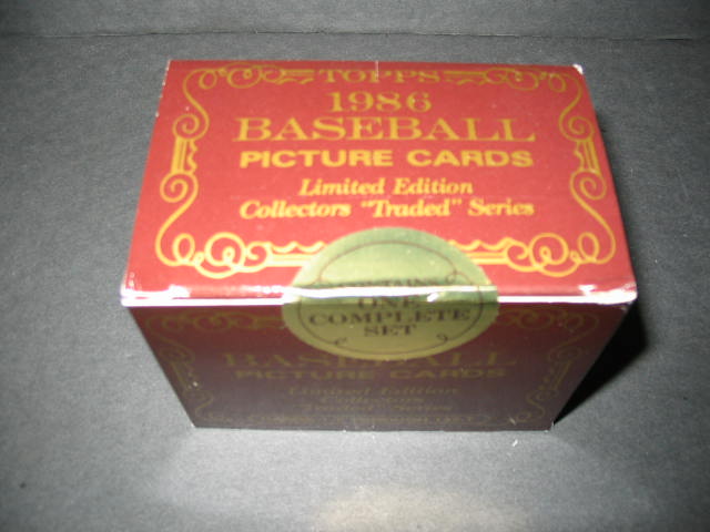 1986 Topps Baseball Traded Tiffany Factory Set (Sealed)