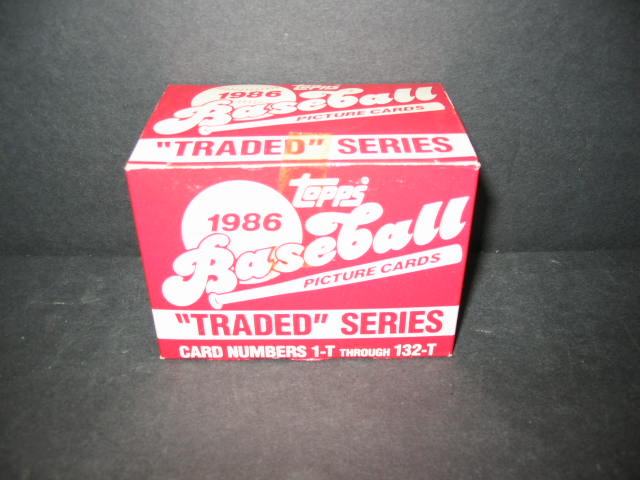 1986 Topps Baseball Traded Factory Set