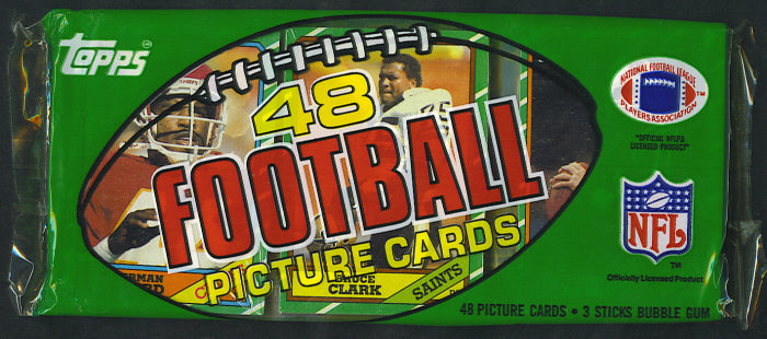 1986 Topps Football Unopened Grocery Rack Pack (Authenticate)