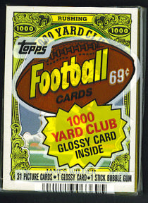 1986 Topps Football Unopened Cello Pack