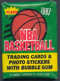 1987/88 Fleer Basketball Unopened Wax Pack