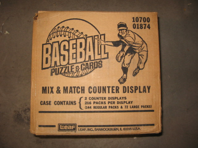 1987 Donruss Baseball Display Case (288/144)