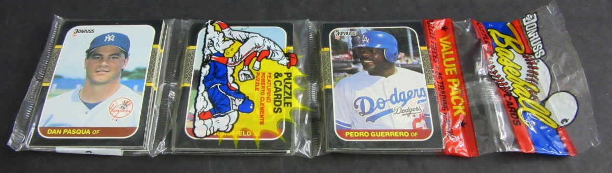 1987 Donruss Baseball Unopened Rack Pack (Authenticate)