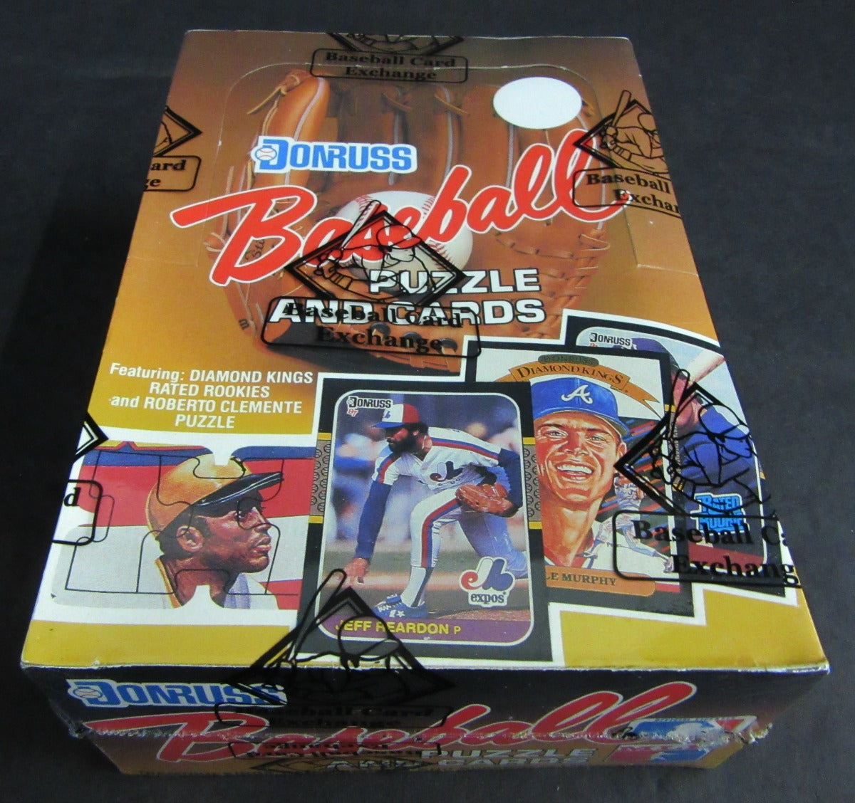 1987 Donruss Baseball Unopened Wax Box BBCE Baseball Card Exchange 1987-donruss-baseball-unopened-wax-box-bbce-baseball-card-exchange
