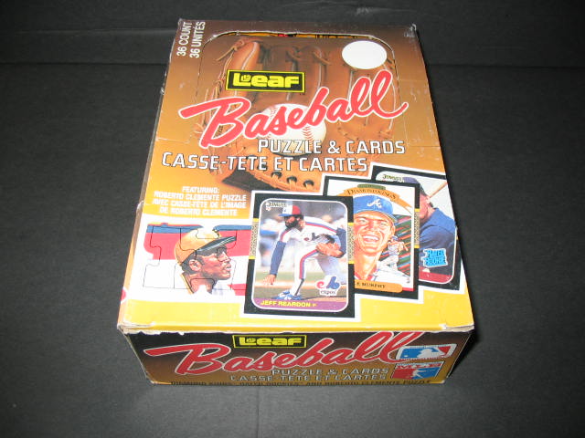 1987 Donruss Leaf Baseball Unopened Wax Box (FASC)