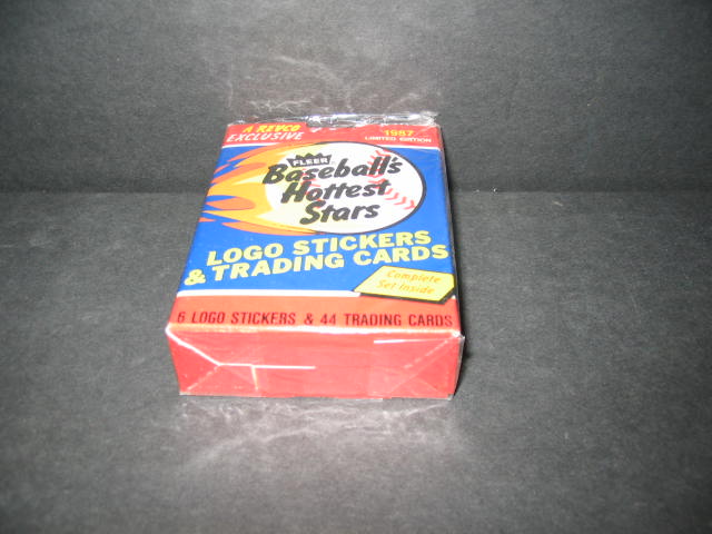 1987 Fleer Baseball Hottest Stars Factory Set