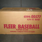 1988 Fleer Baseball Superstars Factory Set Case (4/24)