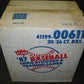 1987 Fleer Baseball Unopened Wax Case (20 Box) (Sealed)