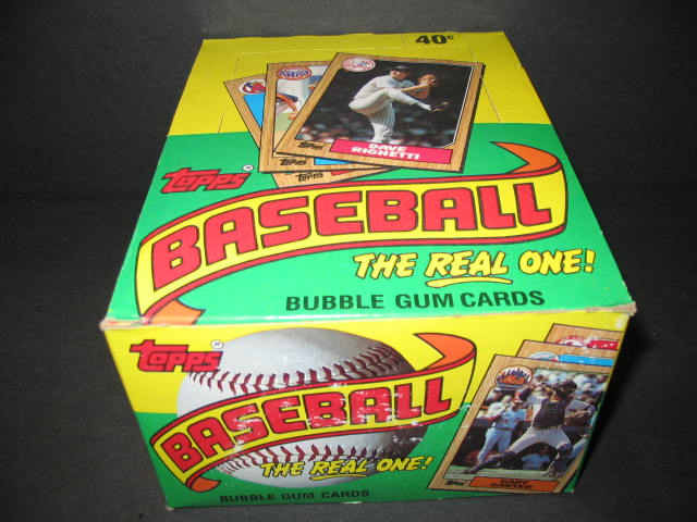1987 Topps Baseball Unopened Wax Box