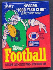 1987 Topps Football Unopened Wax Pack