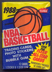 1988/89 Fleer Basketball Unopened Wax Pack