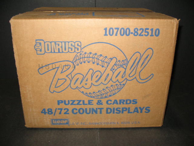 1988 Donruss Baseball Blister Rack Case (48/72) (82510)
