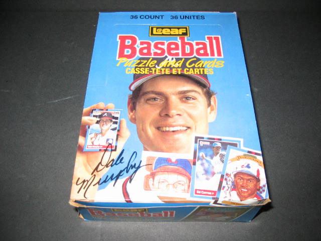 1988 Donruss Leaf Baseball Unopened Wax Box