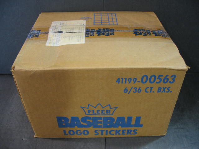 1988 Fleer Baseball Unopened Wax Case (6 Box) (00563)