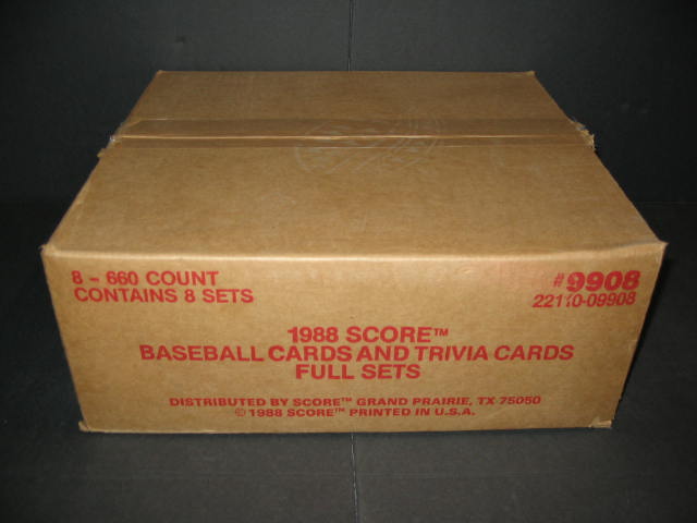 1988 Score Baseball Factory Set Case (8 Sets)