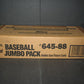1988 Topps Baseball Jumbo Case (18 Count)