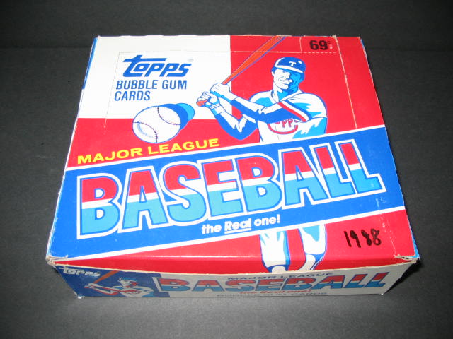 1988 Topps Baseball Unopened Cello Box