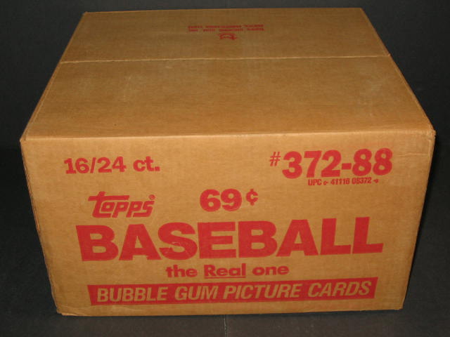 1988 Topps Baseball Cello Case (16 Box) (372-88)