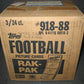 1988 Topps Football Rack Pack Case (3 Box)