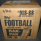 1988 Topps Football Rack Pack Case (3 Box) (Sealed)