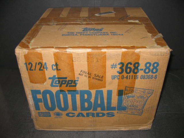 1988 Topps Football Jumbo Case (12 Box)