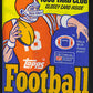 1988 Topps Football Unopened Wax Pack