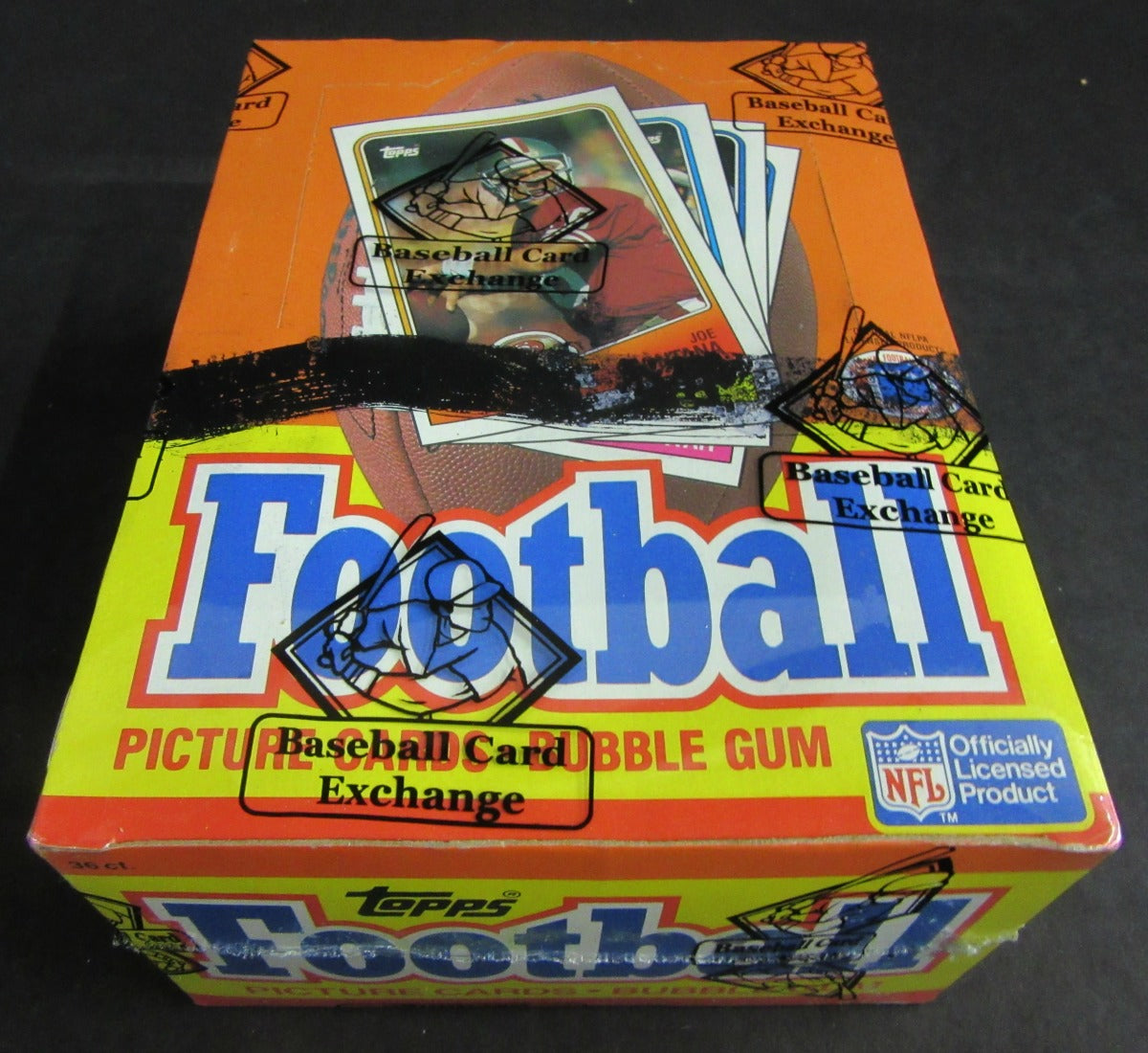 1988 Topps Football Unopened Wax Box (BBCE) (X-Out)