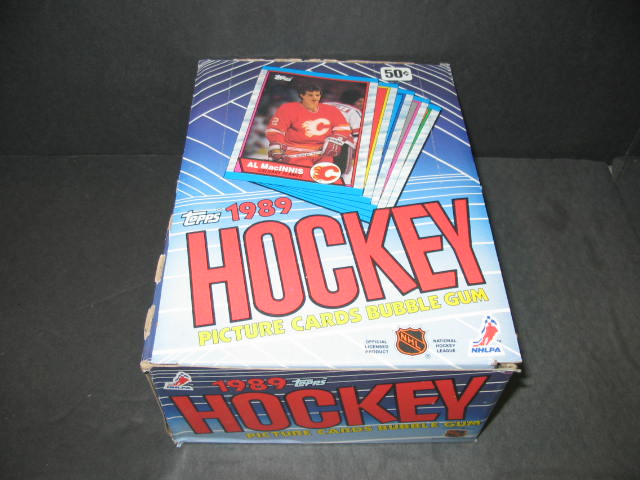 1989/90 Topps Hockey Unopened Wax Box (Authenticate)