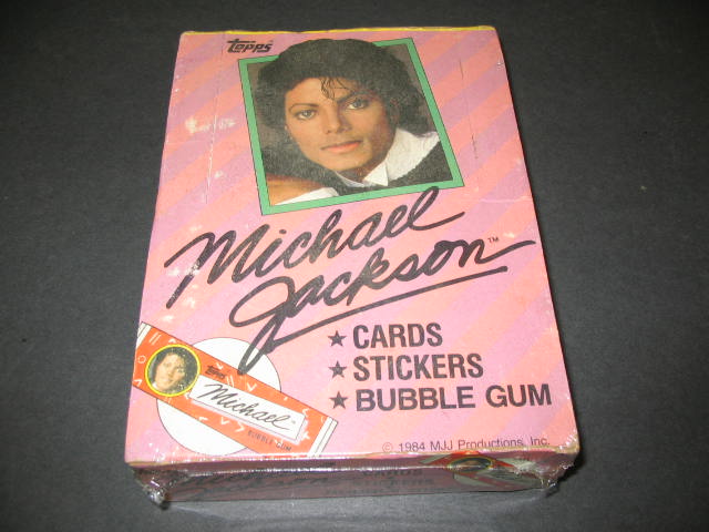 1984 Topps Michael Jackson Unopened Wax Box (Authenticate)