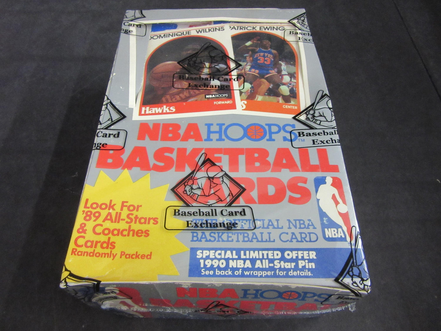 1989/90 Hoops Basketball Series 1 Box (BBCE)