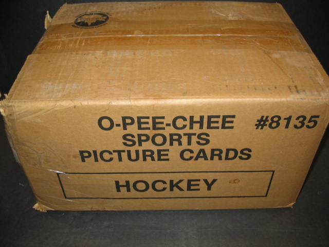 1989/90 OPC O-Pee-Chee Hockey Vending (Cut Card) Case