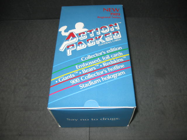 1989 Action Packed Football Box (Regional)