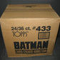 1989 Topps Batman Series 1 Case (20 Box)