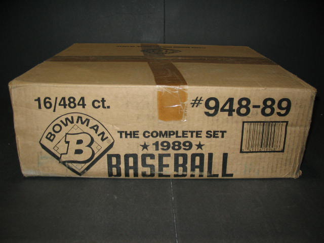 1989 Bowman Baseball Factory Set Case (16 Sets)