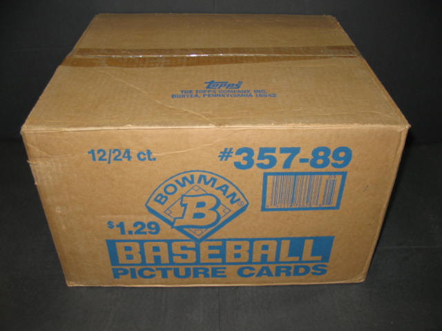 1989 Bowman Baseball Jumbo Case (12 Box)