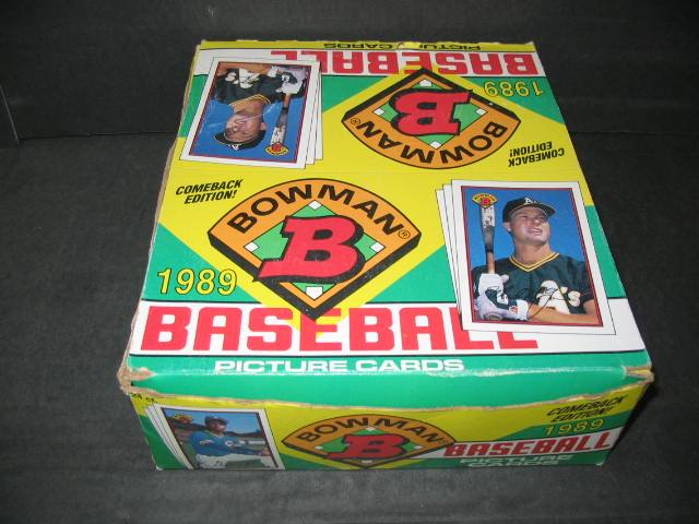 1989 Bowman Baseball Unopened Rack Box
