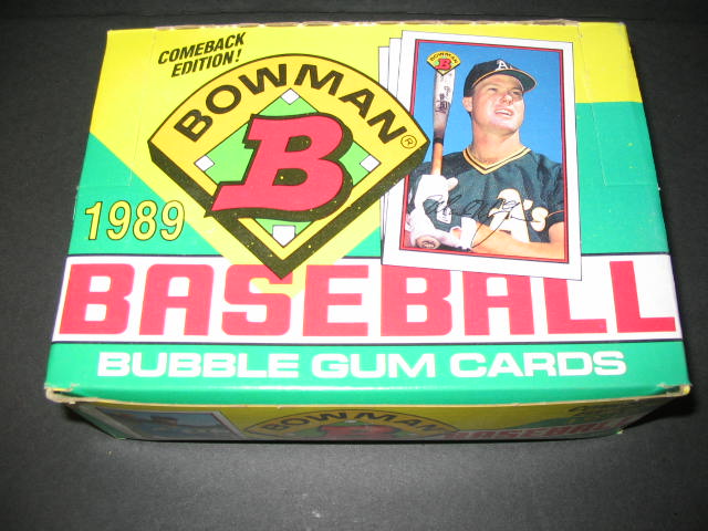 1989 Bowman Baseball Unopened Wax Box (Authenticate)