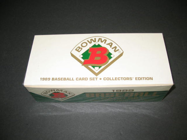 Newest 1989 bowman baseball set unopened