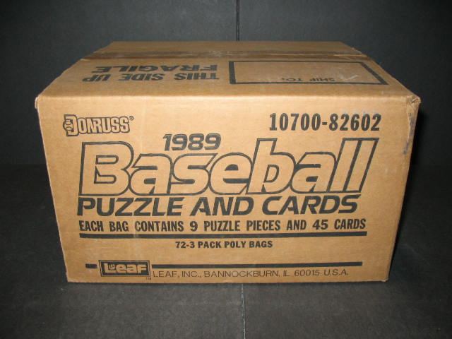 1989 Donruss Baseball Unopened Rack Pack Case (NFS)